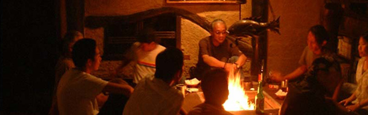 影武者・囲炉裏